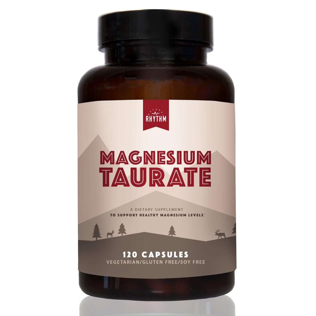 Magnesium Taurate Supplement for Heart & Nerve - Made in USA

