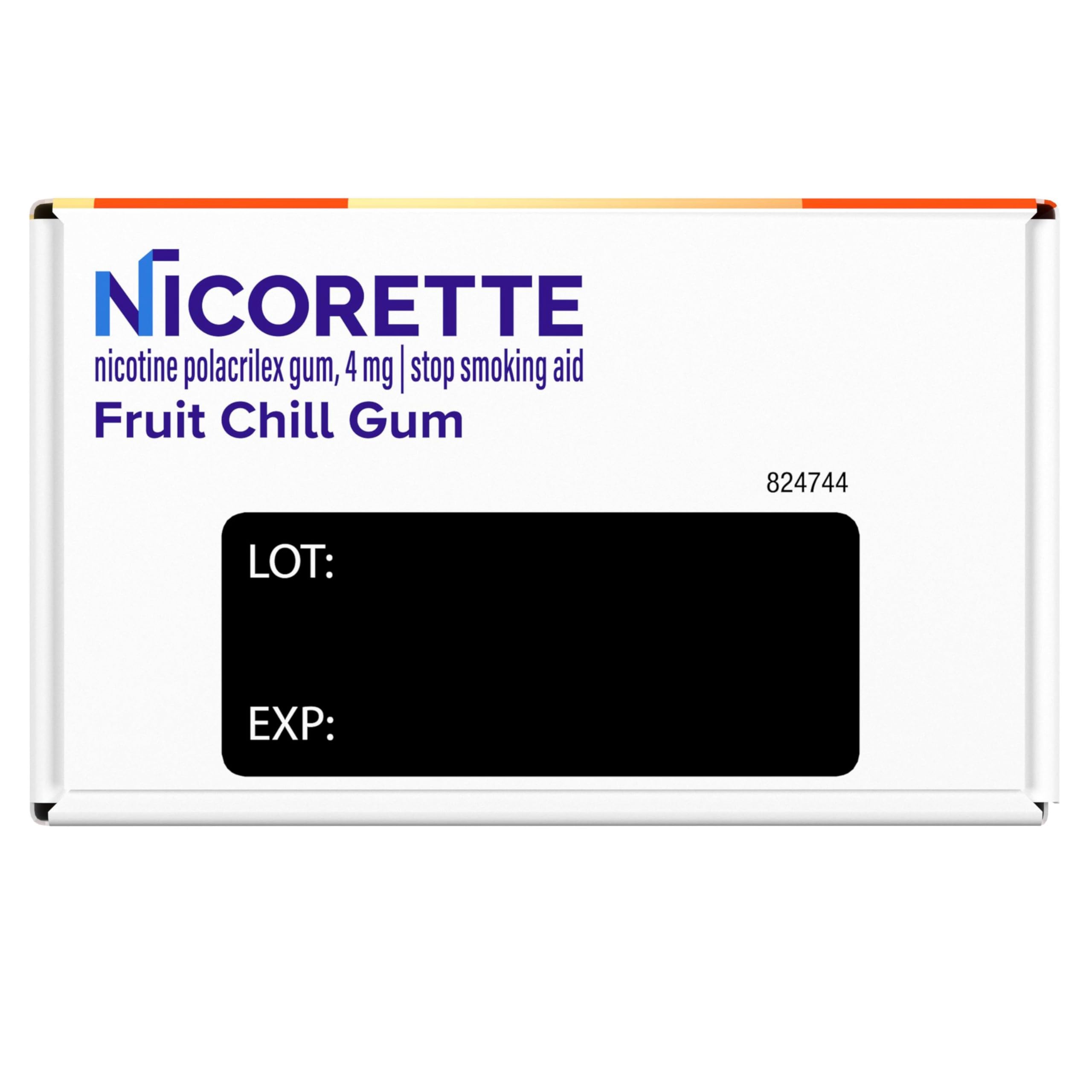 Nicorette Nicotine Gum Stop Smoking Aid – OTC NRT

