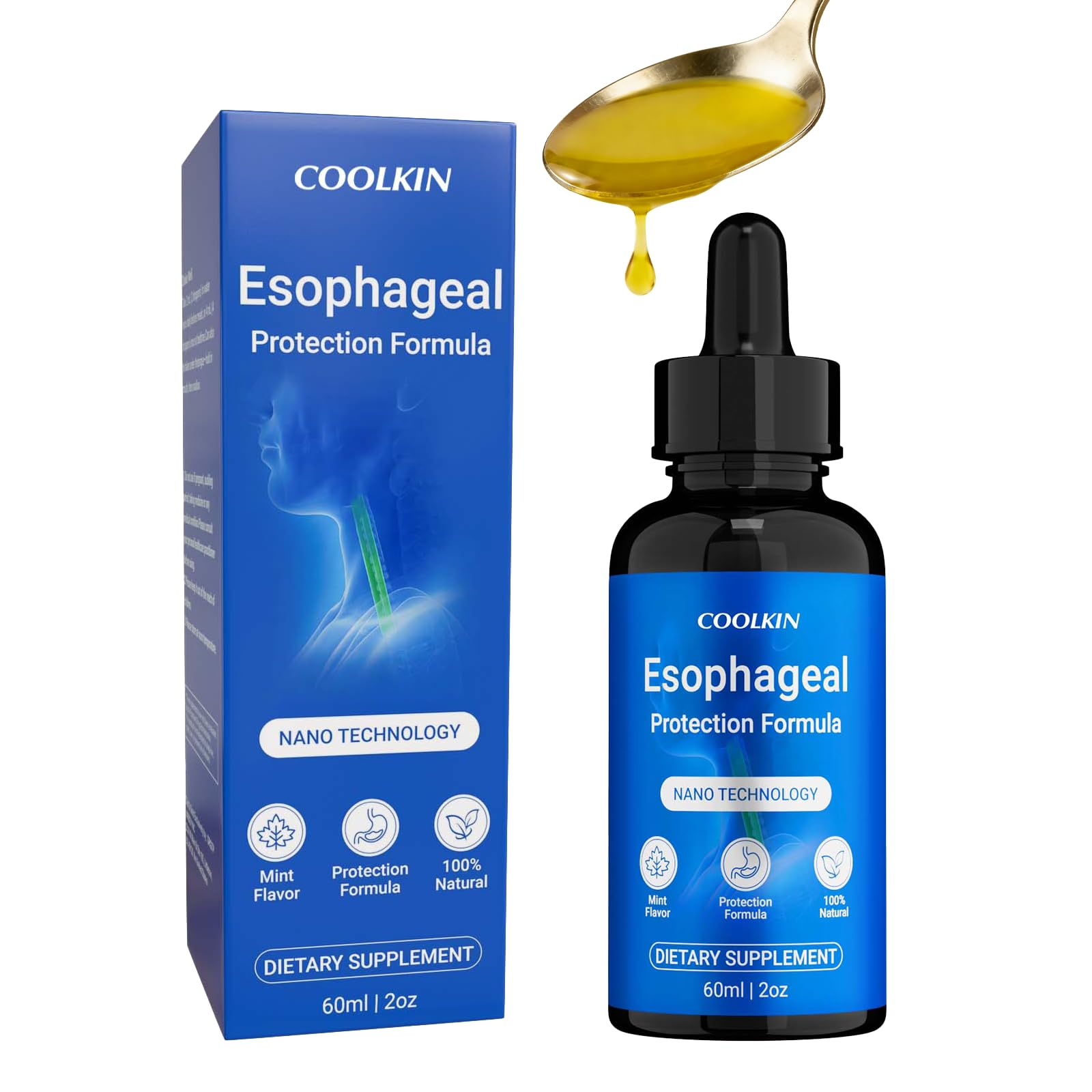 Nano Esophageal Relief Drops | Digestive Support

