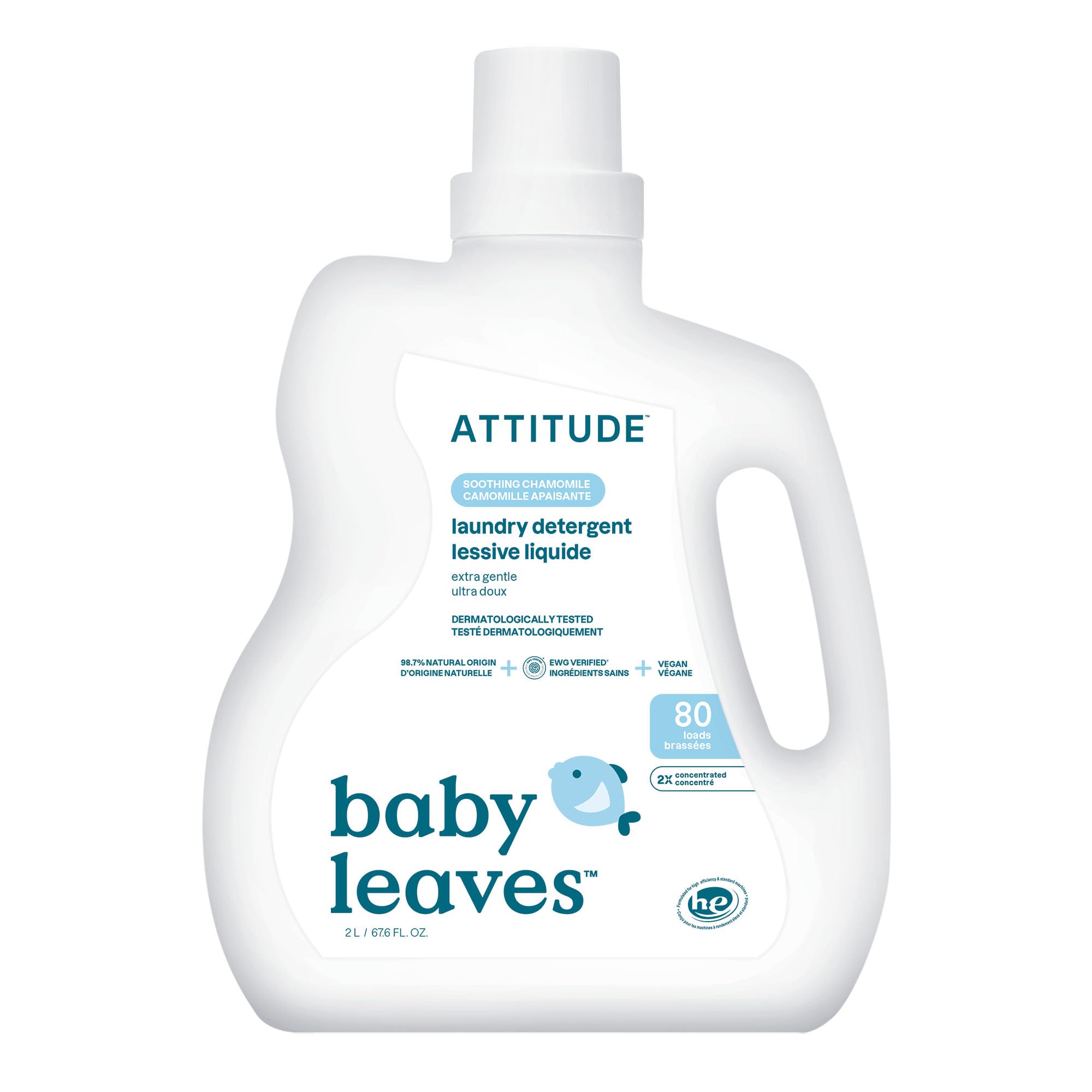 ATTITUDE Baby Laundry Detergent Liquid - EWG Verified

