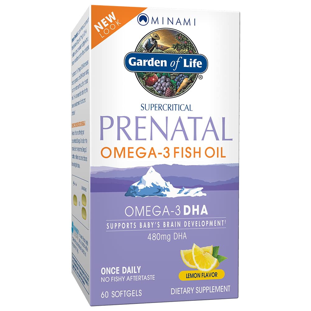Garden of Life Minami Prenatal Omega-3 DHA Fish Oil – Lemon

