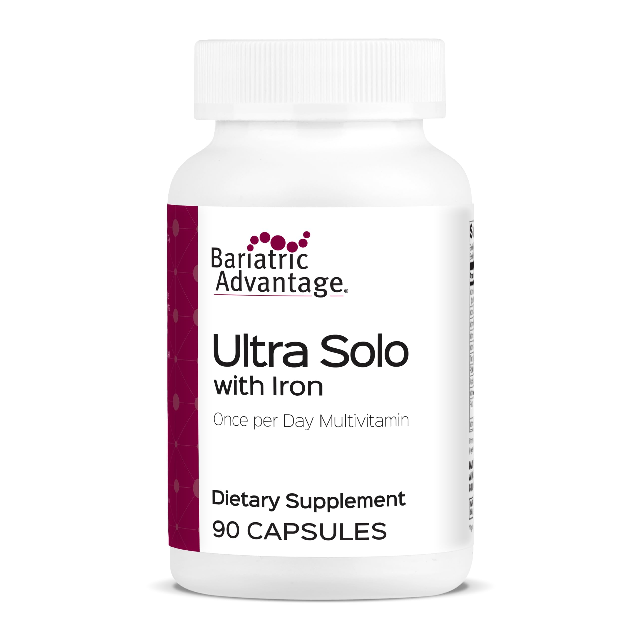 Bariatric Advantage Ultra Solo Multivitamin with Iron


