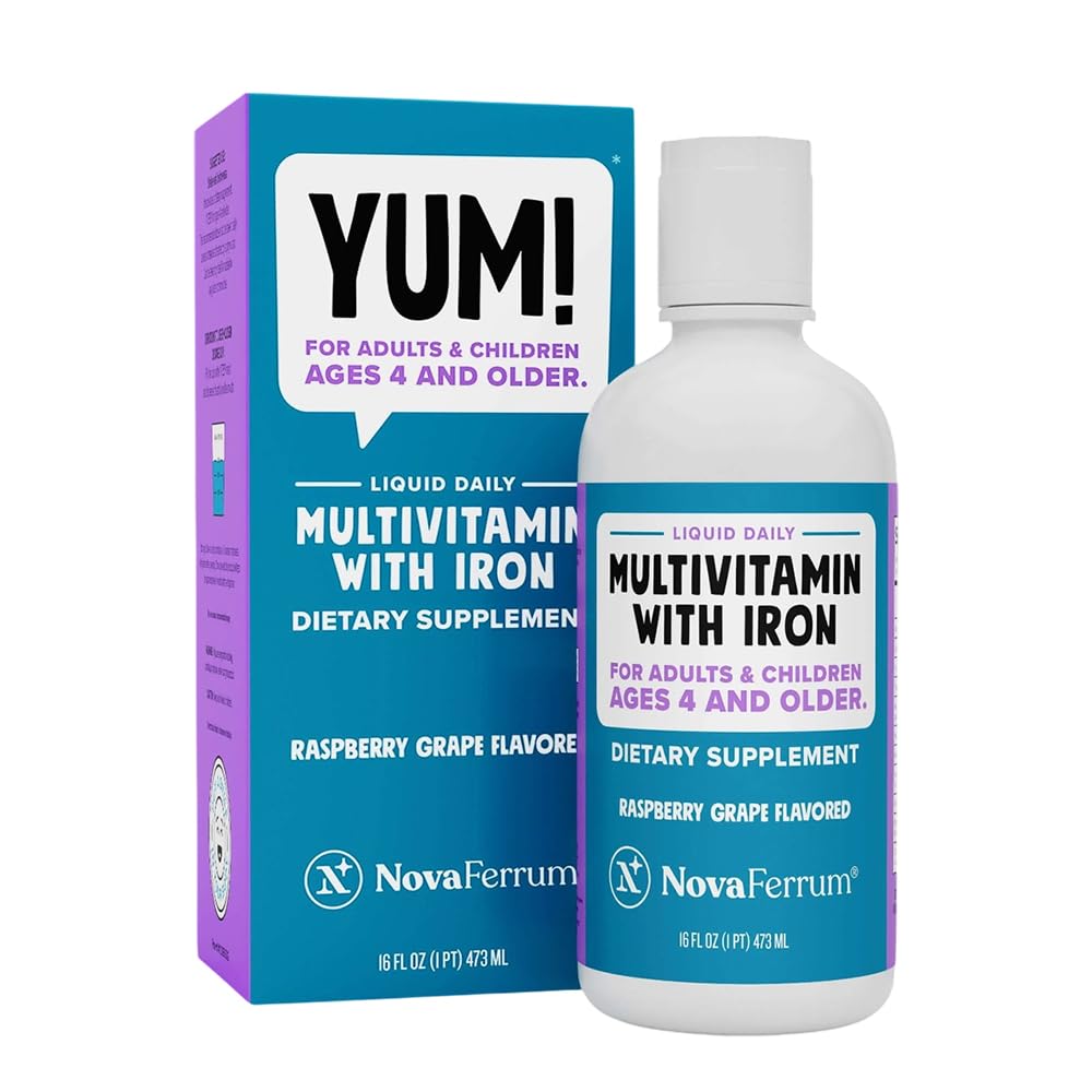 NovaFerrum Yum Multivitamin with Iron for Infants, Toddlers & Kids