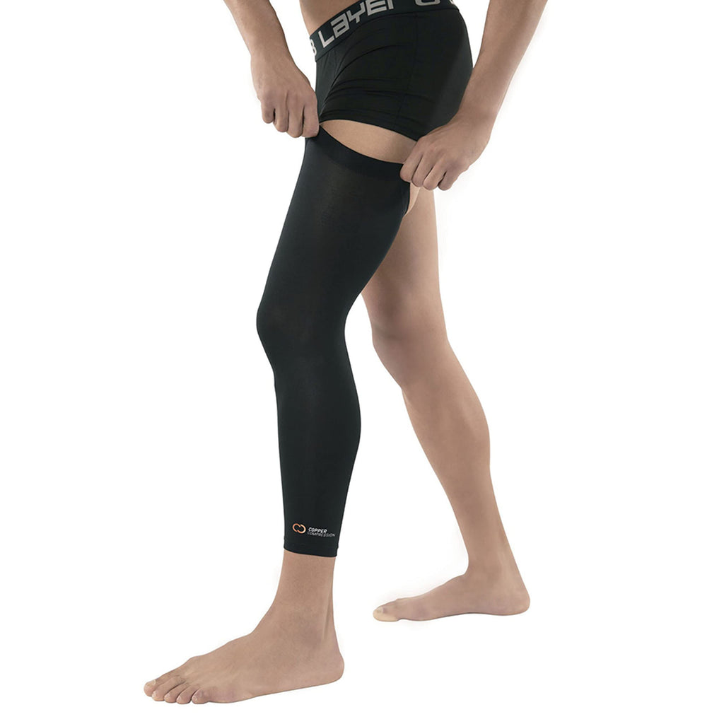 Copper Compression Leg Sleeve Copper Infused Knee Support

