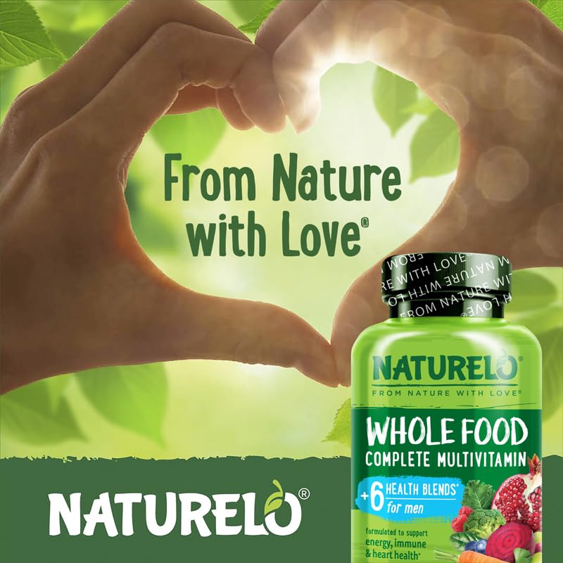 Naturelo Men's Whole Food Multivitamin - Energy & Health


