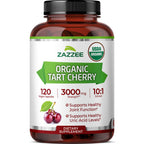 Zazzee Organic Tart Cherry Extract Montmorency Vegan Capsule

