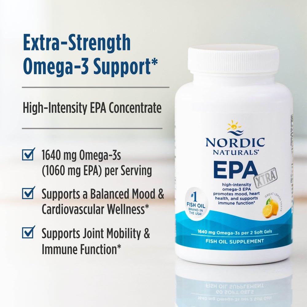 Nordic Naturals EPA Xtra Lemon – High-Intensity EPA Omega-3

