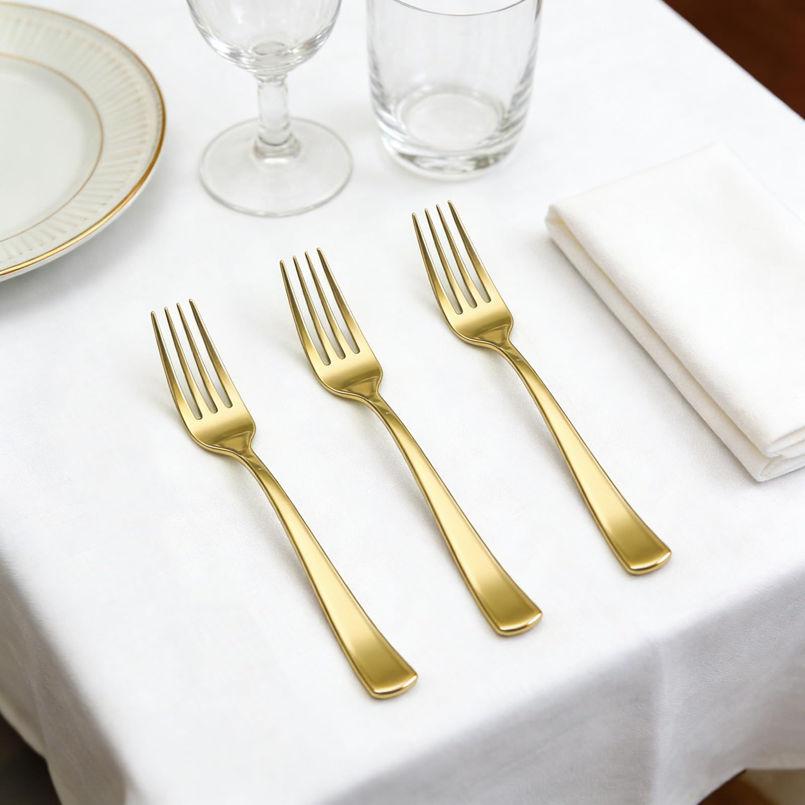 Heavy-Duty Disposable Plastic Forks – 180 Count

