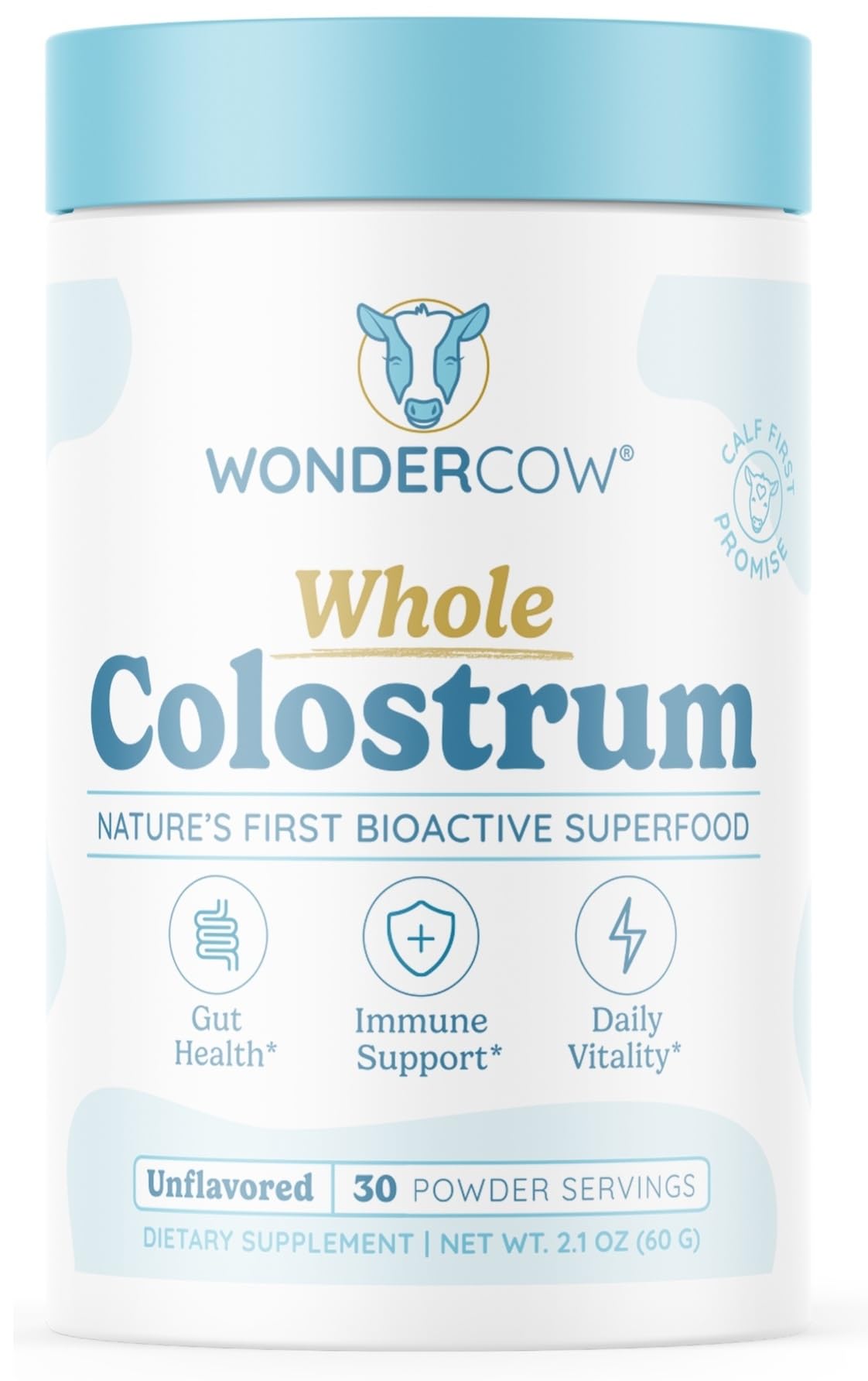 WonderCow Colostrum Powder for Gut Health and Wellness