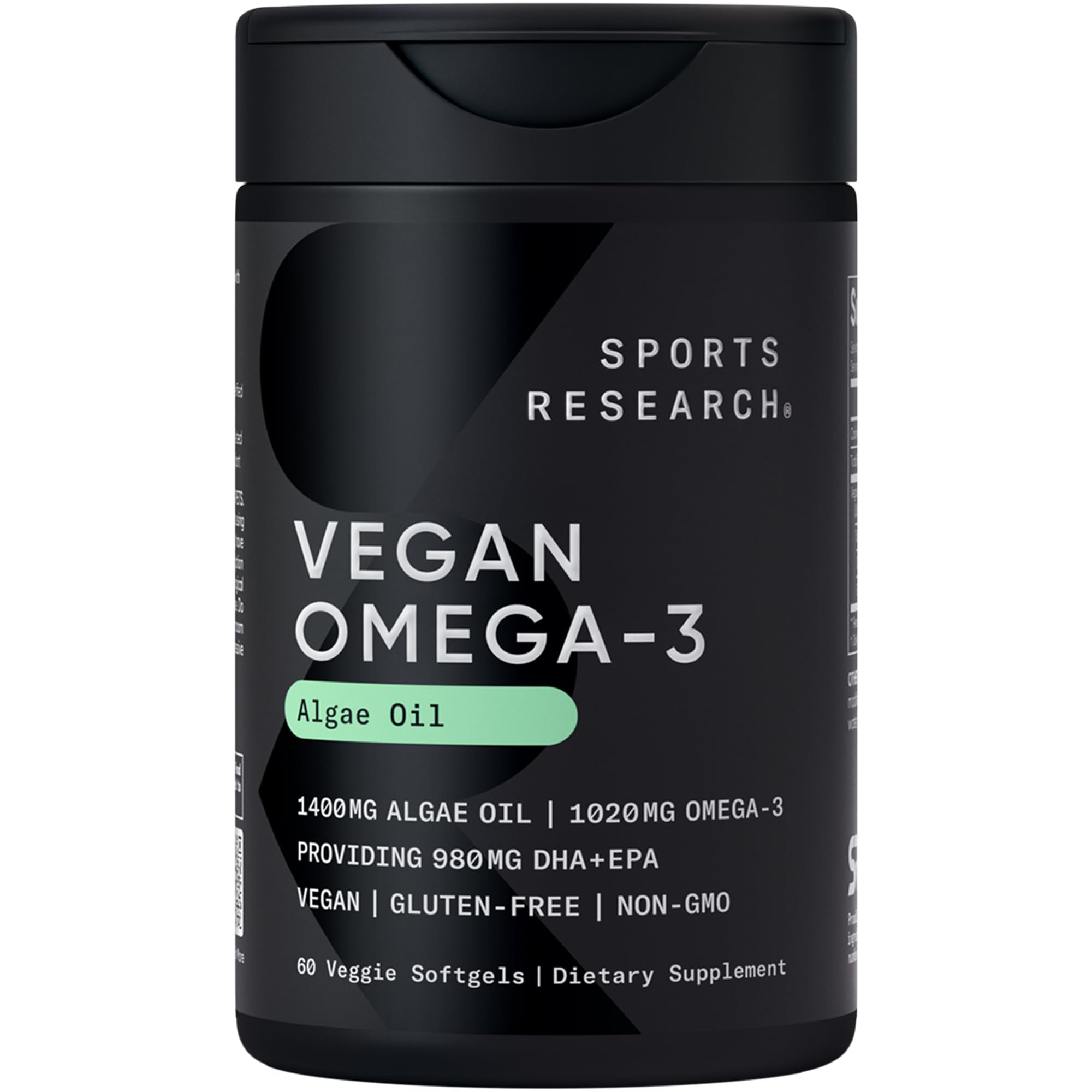 Sports Research Vegan Omega-3 from Algae Oil DHA & EPA

