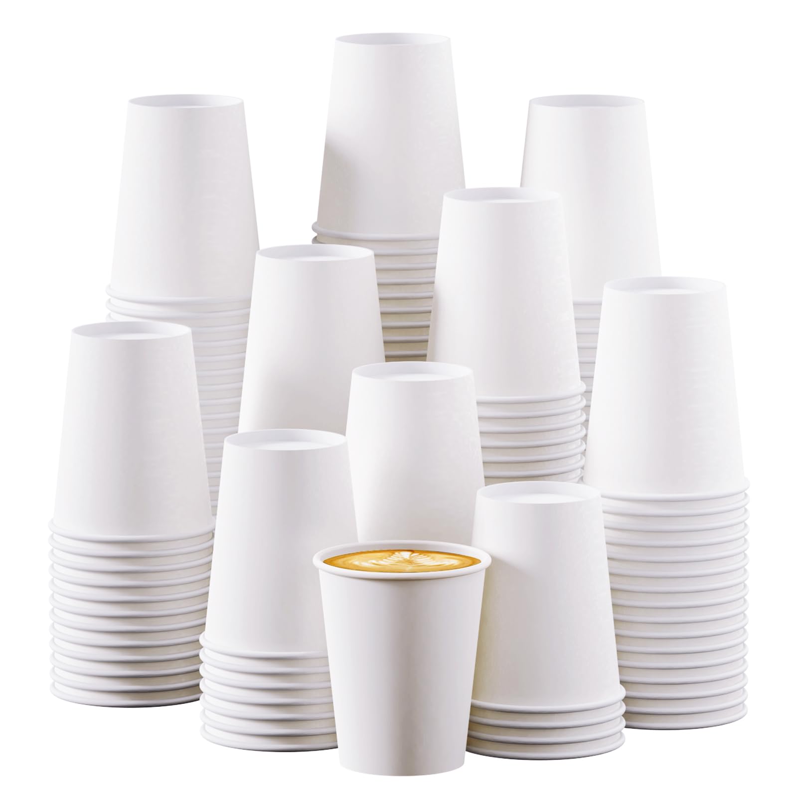 Turbo Bee Disposable Paper Cups for Espresso Shots – Mini Tasting Cups