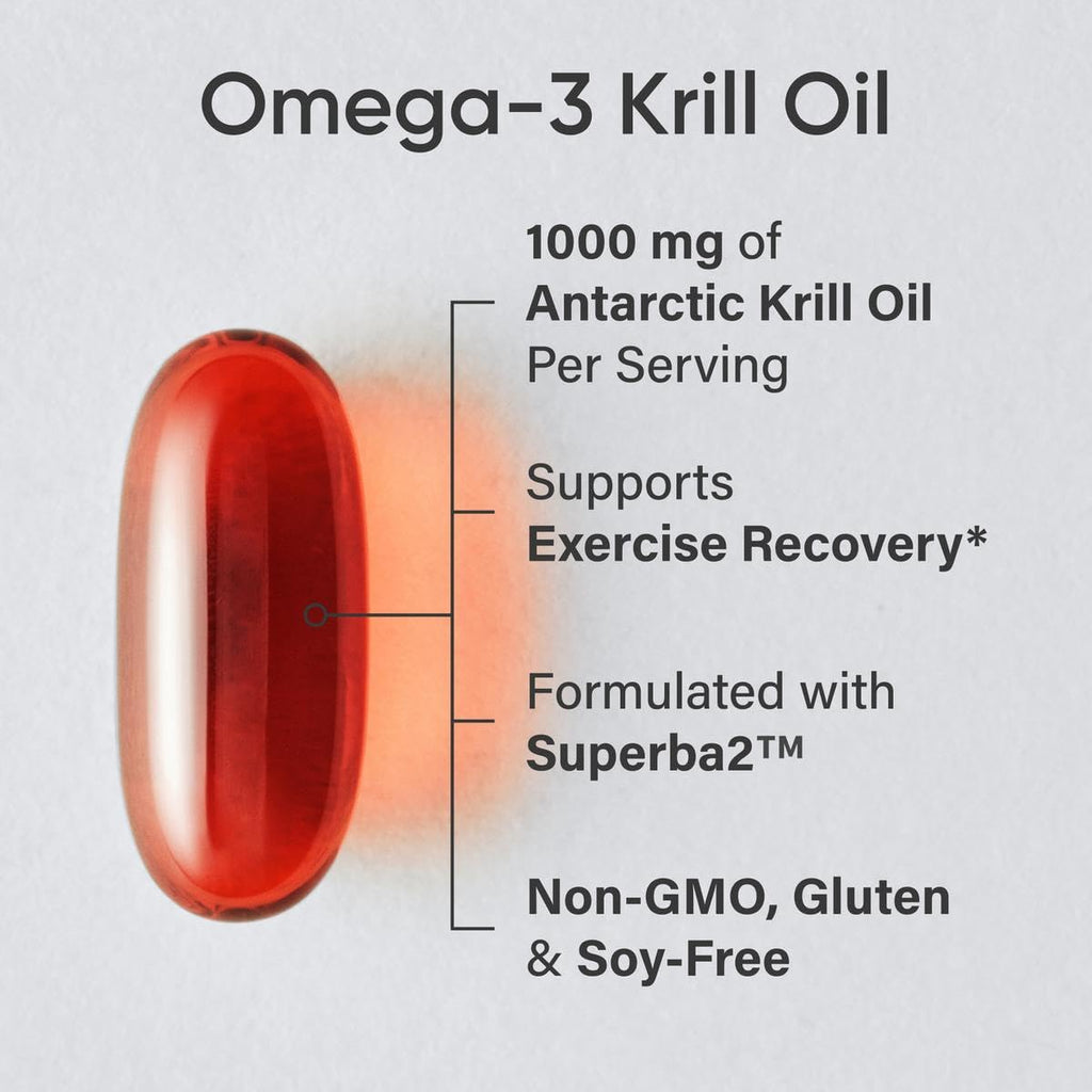 Sports Research Krill Oil with EPA & DHA Omega-3

