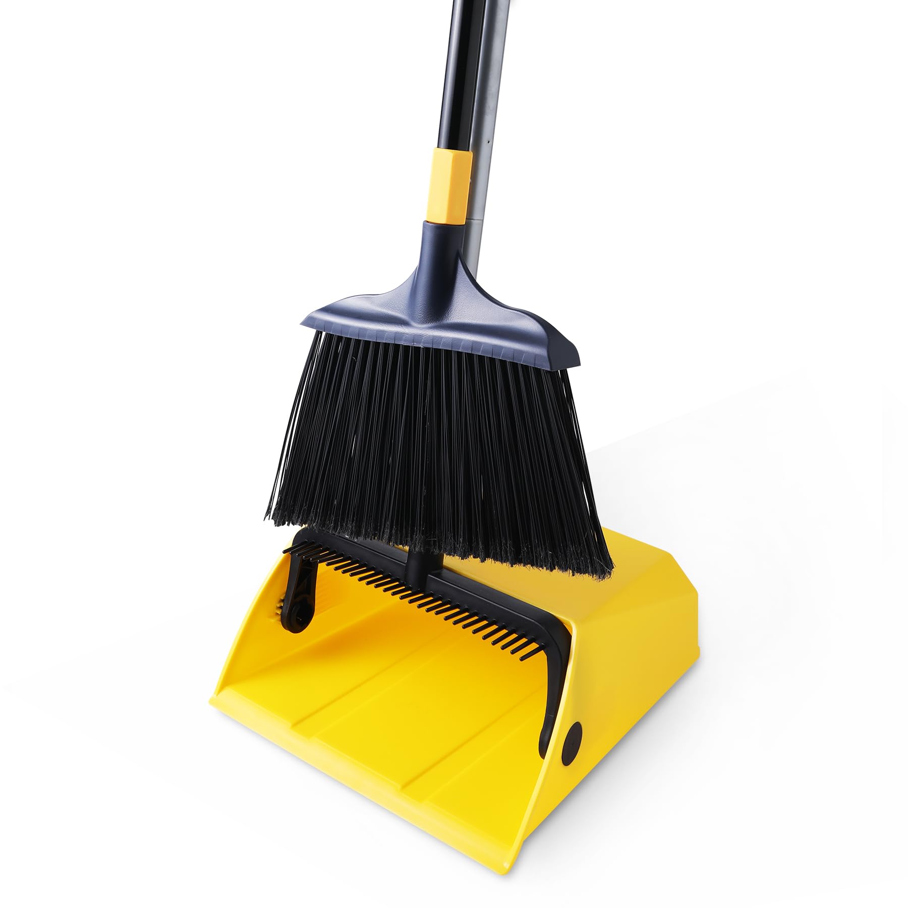 Yocada Broom and Dustpan Set | Indoor Outdoor Cleaning

