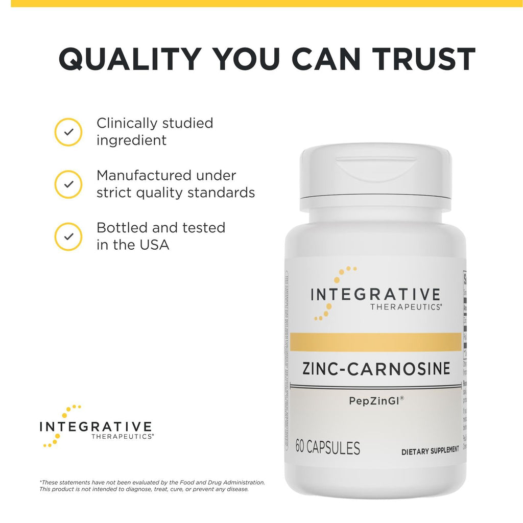 Integrative Therapeutics Zinc-Carnosine for Mucosa Wellness

