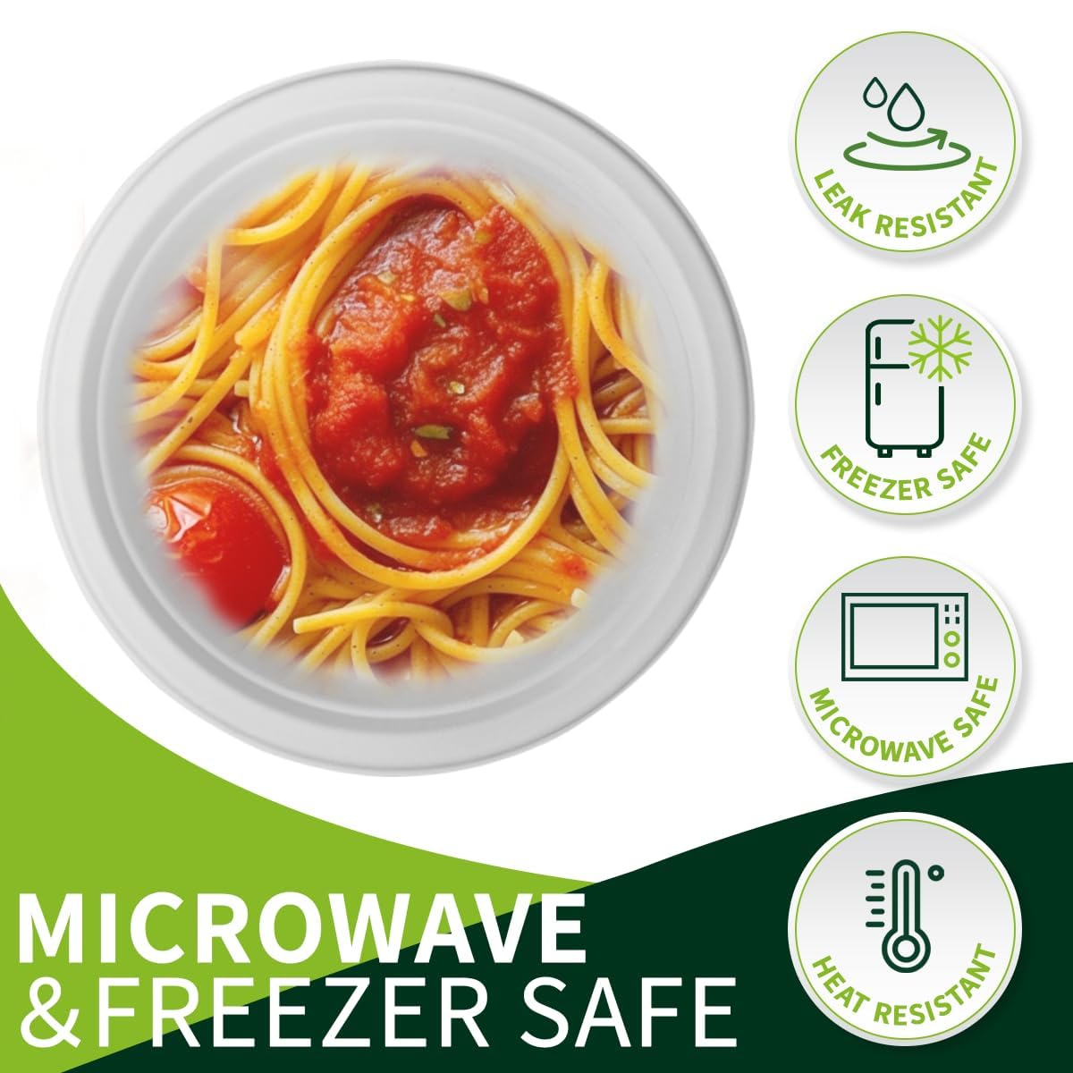Compostable Sugarcane Paper Plates | Eco Dinnerware

