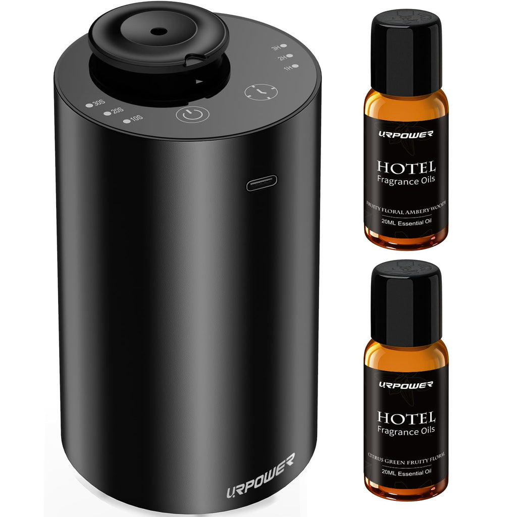 URPOWER Waterless Essential Oil Diffuser Cordless Car & Home

