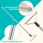 GOSEDER Carpet Rake for Pet Hair Removal | Durable Brush

