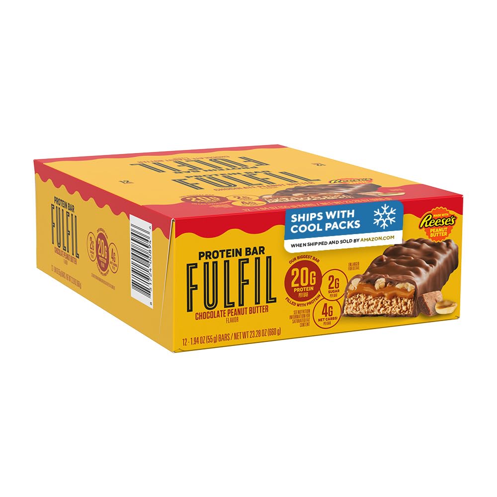 FULFIL Chocolate Peanut Butter Bar with Reese's

