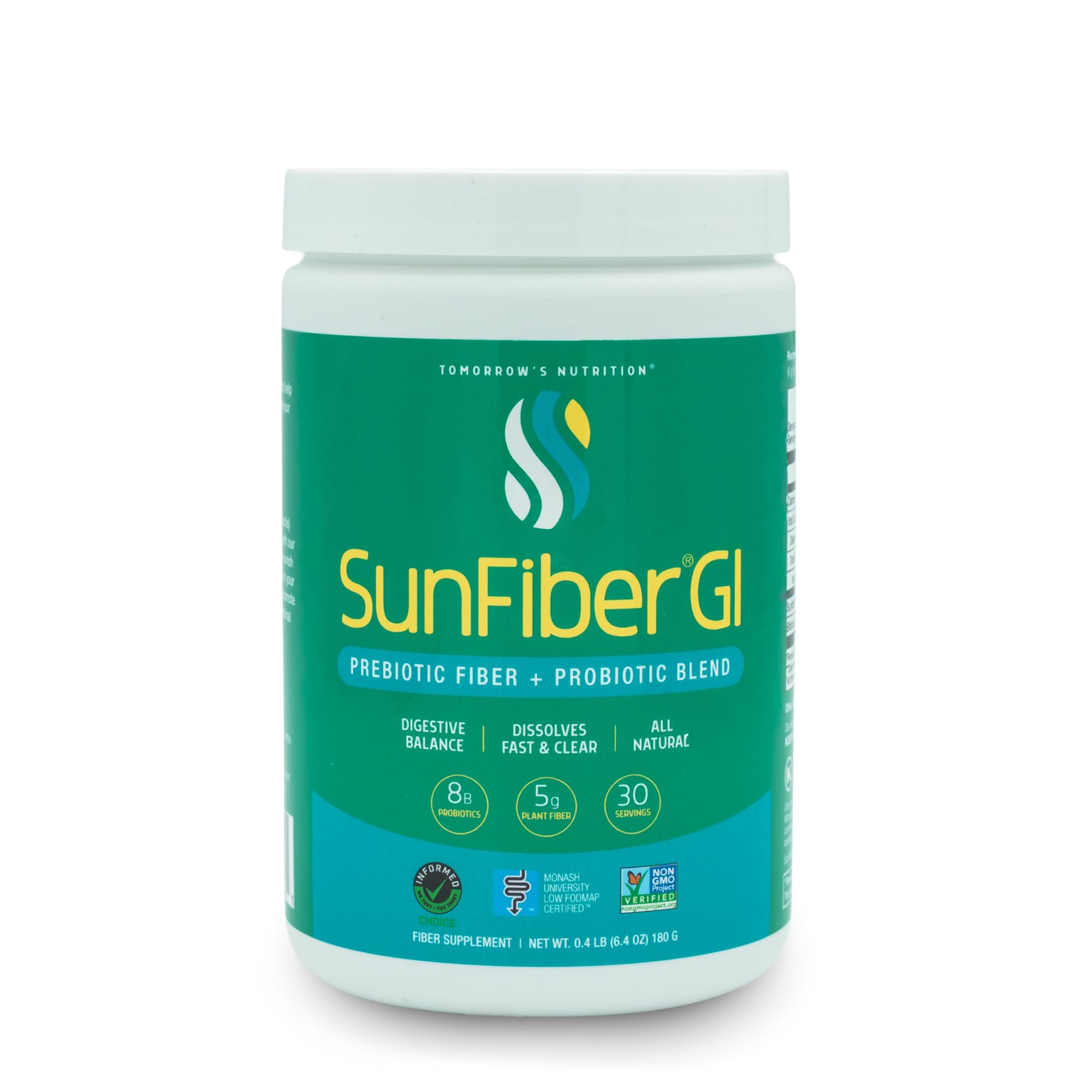 Tomorrow's Nutrition Sunfiber Synbiotic for Digestive Health


