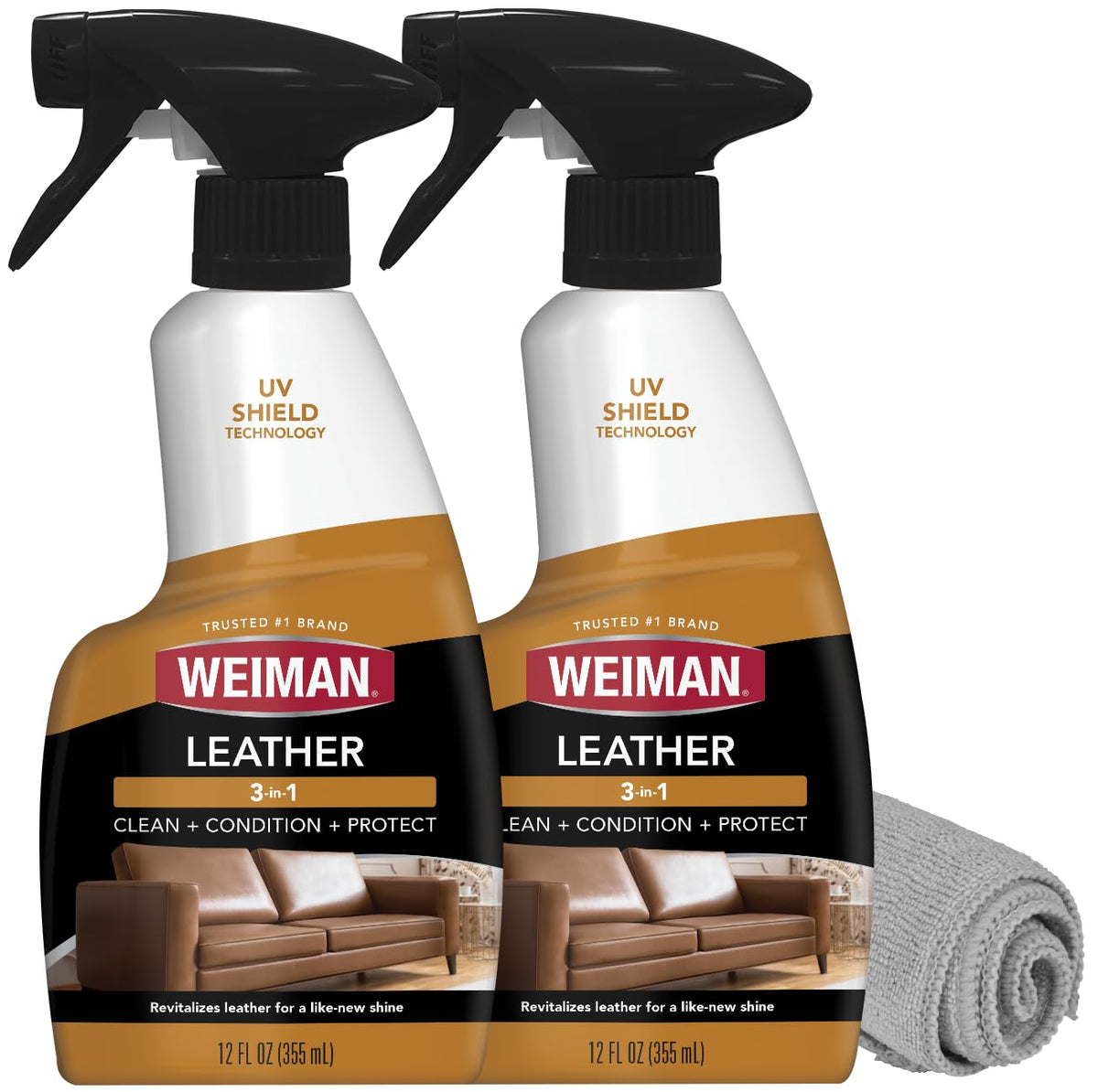 Weiman Leather Cleaner & Conditioner for Finished Leather