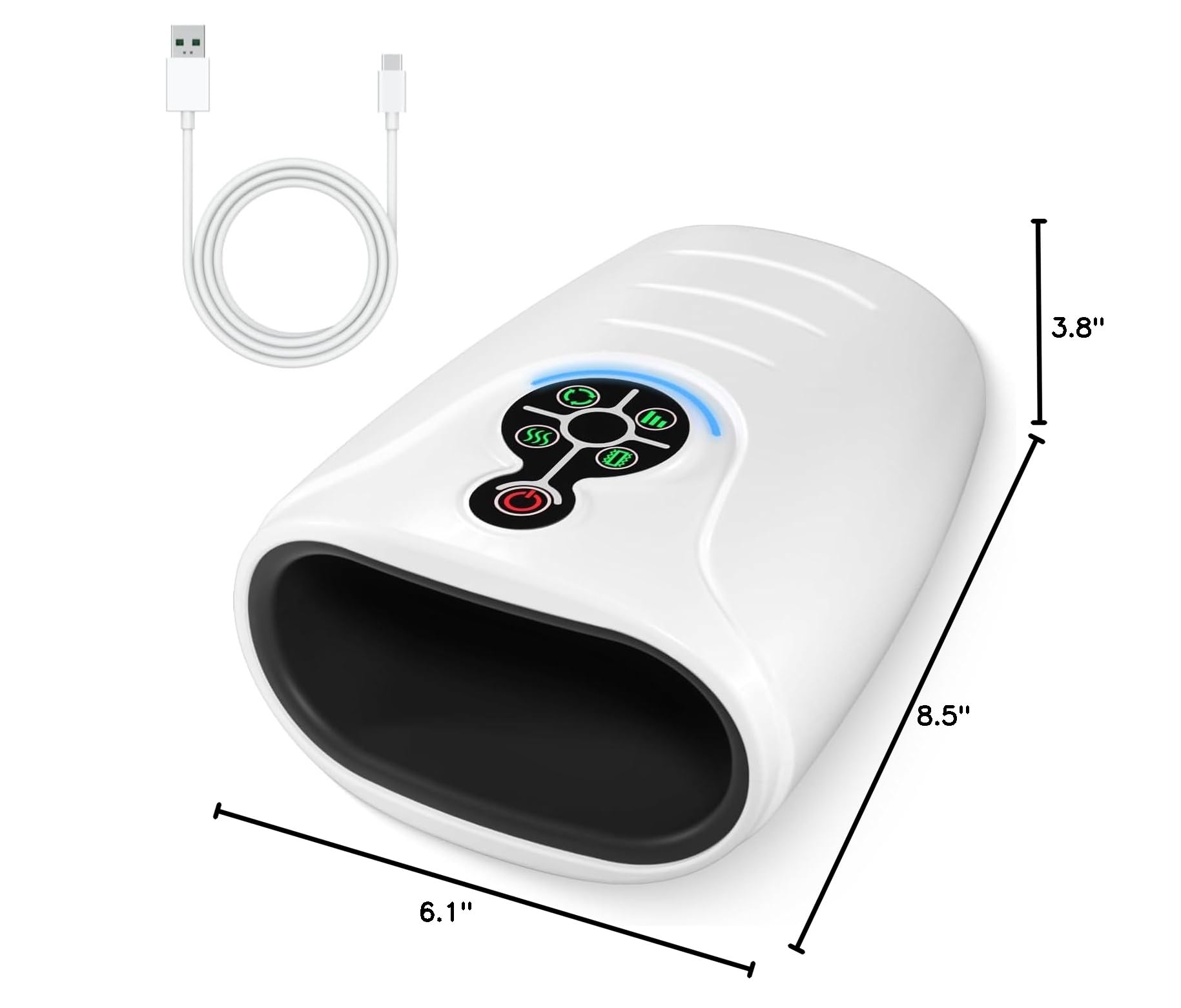 AERLANG Hand Massager with Heat and Compression


