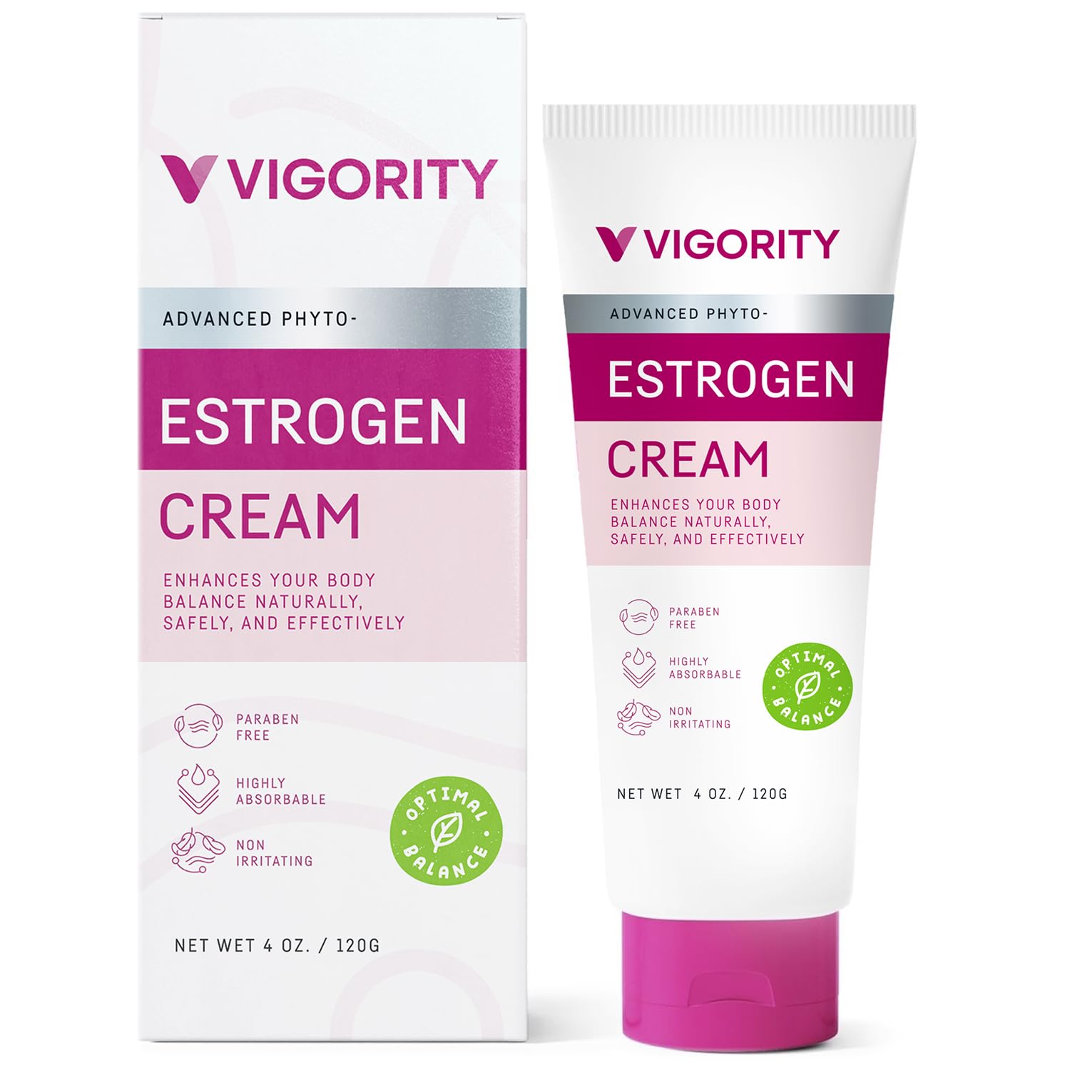 Vigority Estrogen Cream for Women Natural Bioidentical Balance

