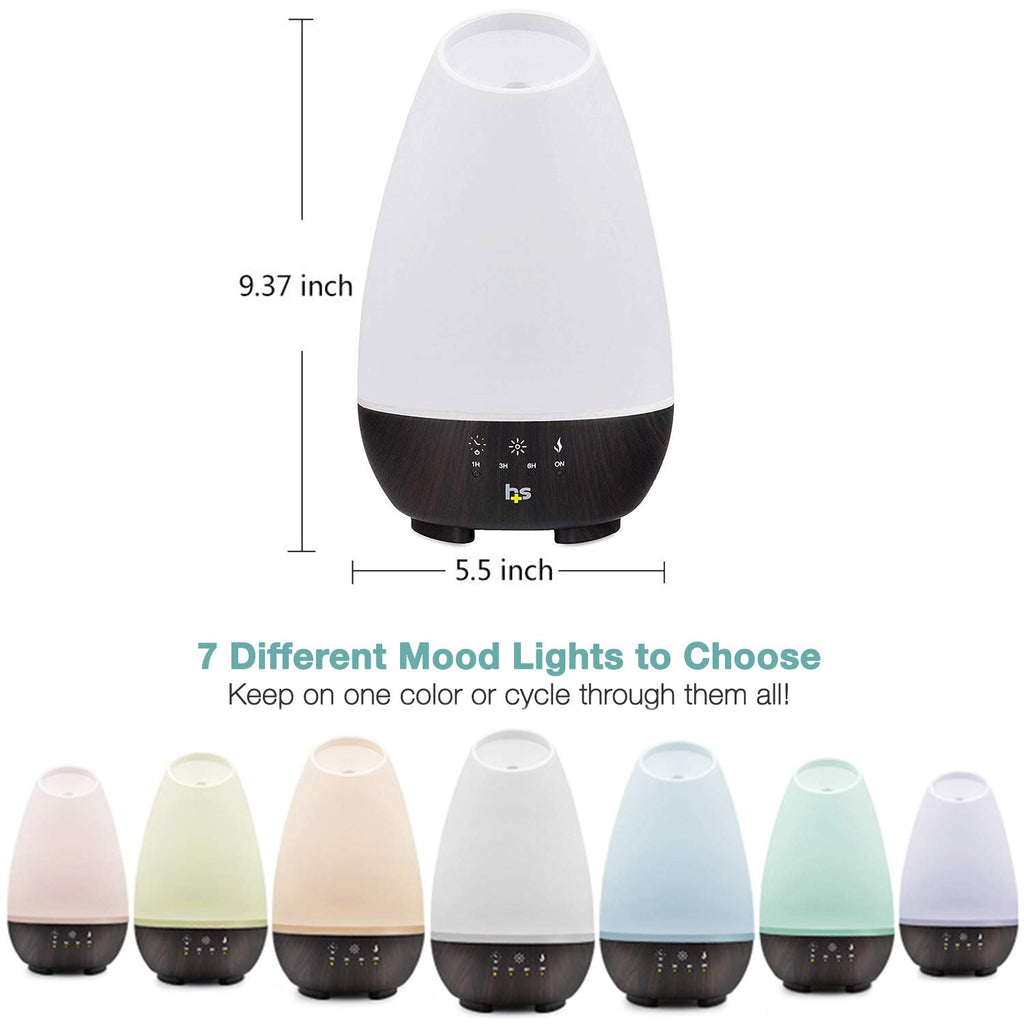 HealthSmart Essential Oil Diffuser | Cool Mist Humidifier

