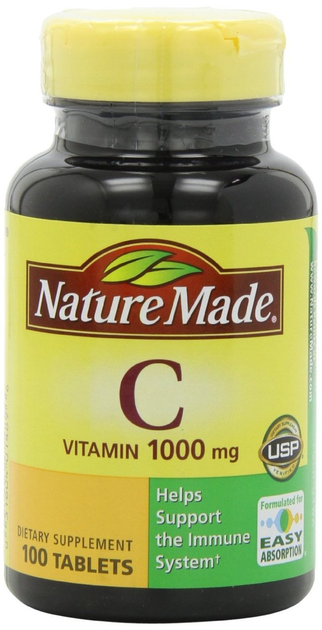 Nature Made Extra Strength Vitamin C 1000 mg Tablets for Immune Support