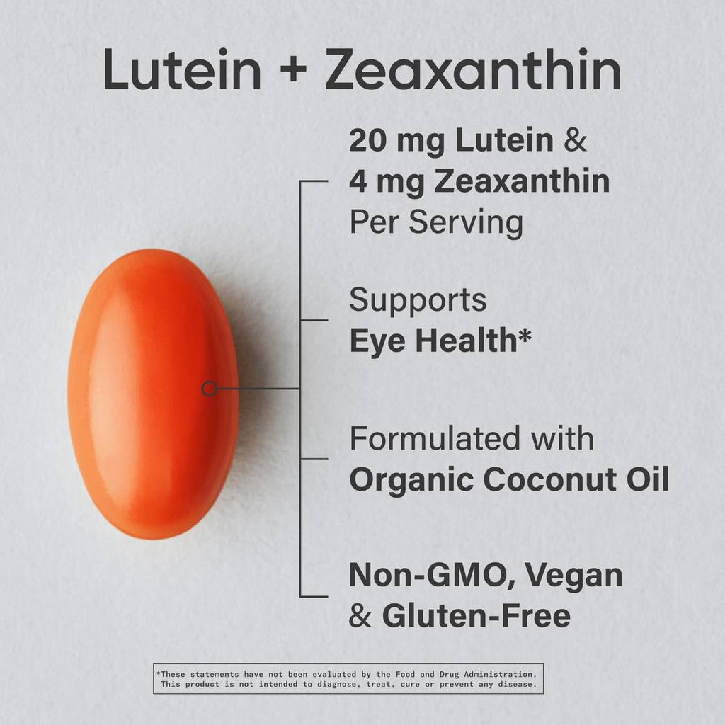 Sports Research Lutein Zeaxanthin Capsules for Eye Health

