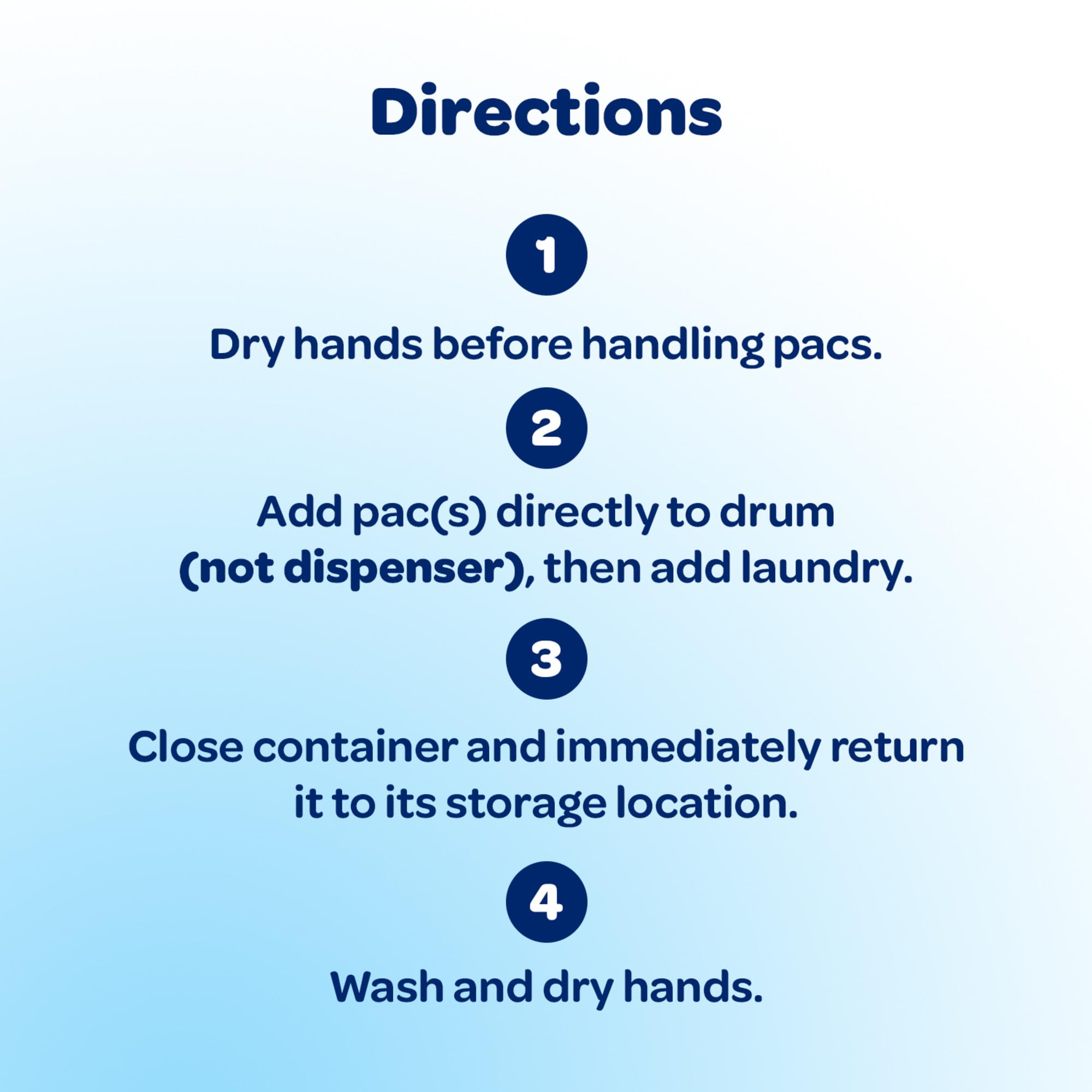 all free clear Mighty Pacs OXI Laundry Detergent Pacs

