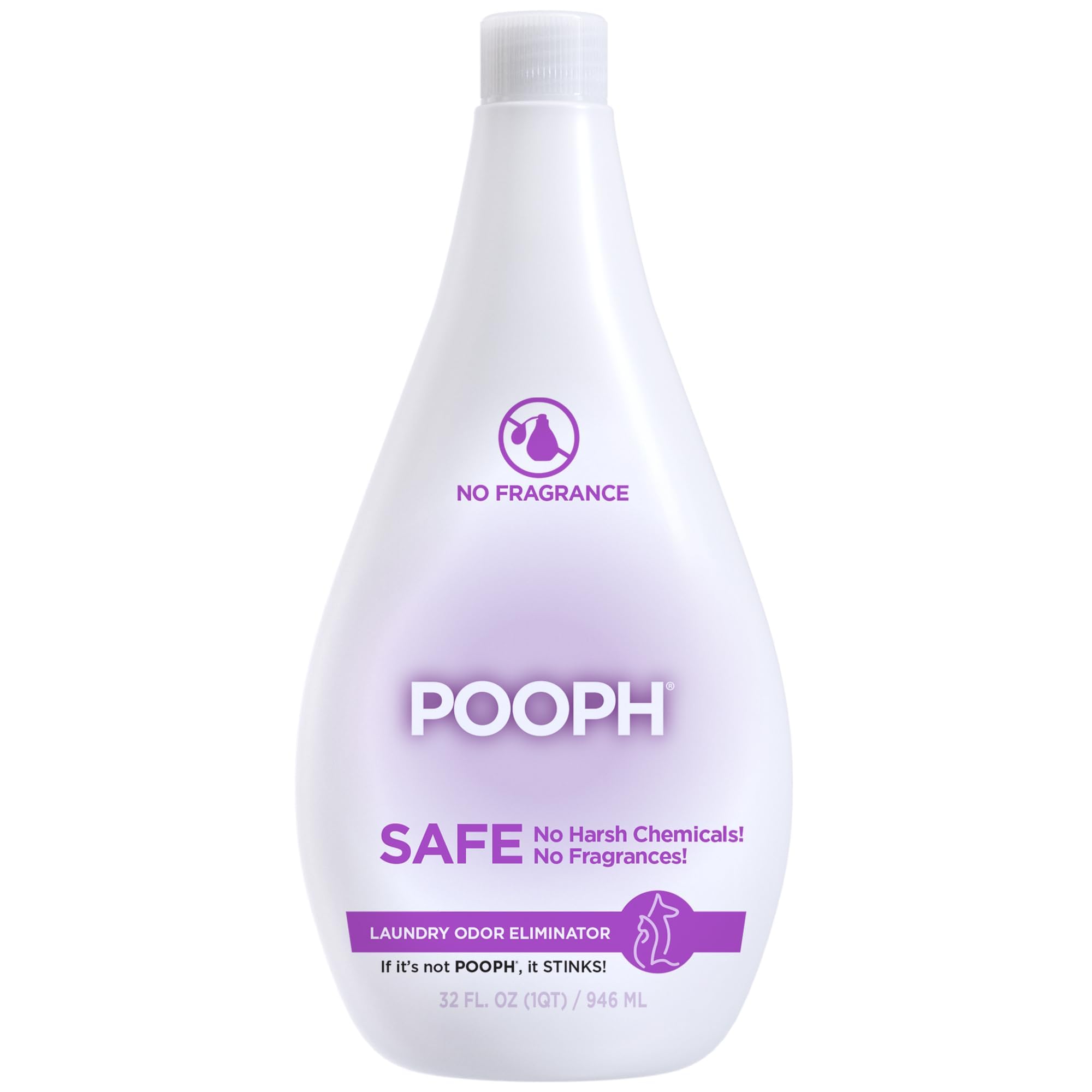POOPH Laundry Fragrance-Free Odor Eliminator | Washables

