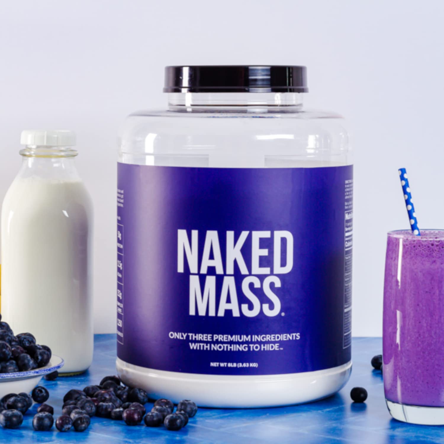 Naked Mass Gainer - All Natural Weight Gainer Protein Powder

