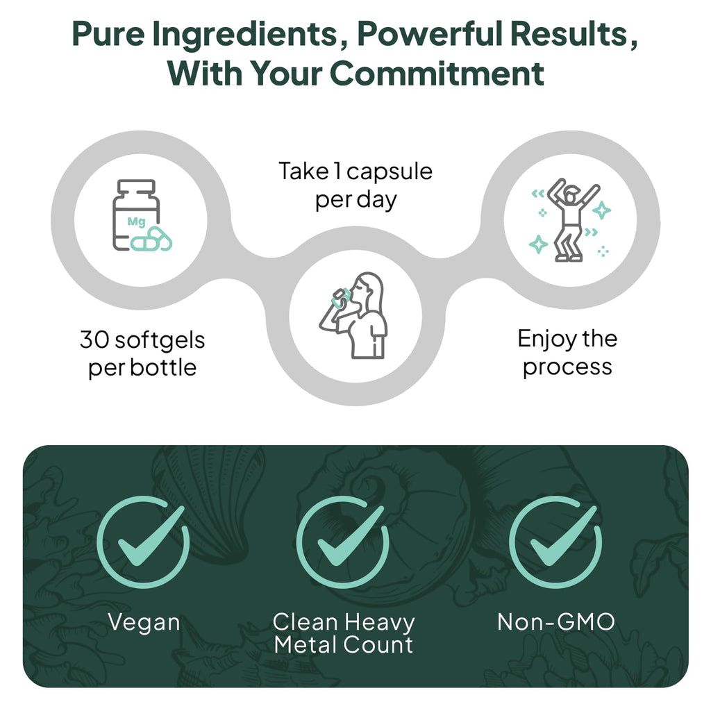 Organics Ocean D3 with K2 Vegan Vitamin D3

