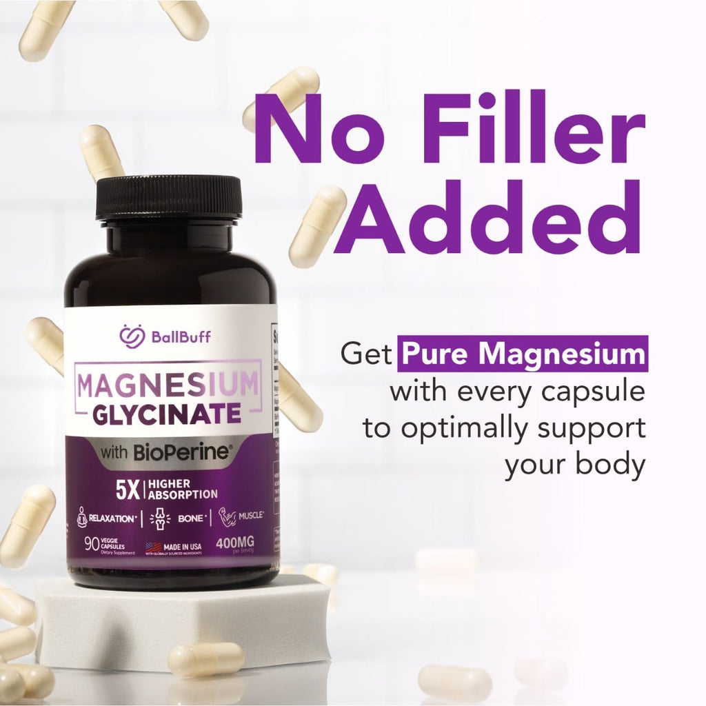Balance Buff Magnesium Glycinate Supplement


