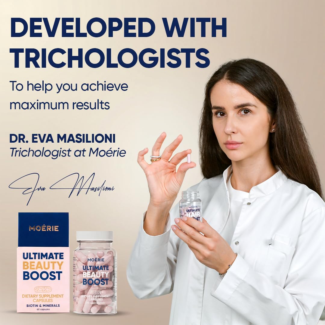 Moerie Hair Boost Supplements for Hair Skin Nails


