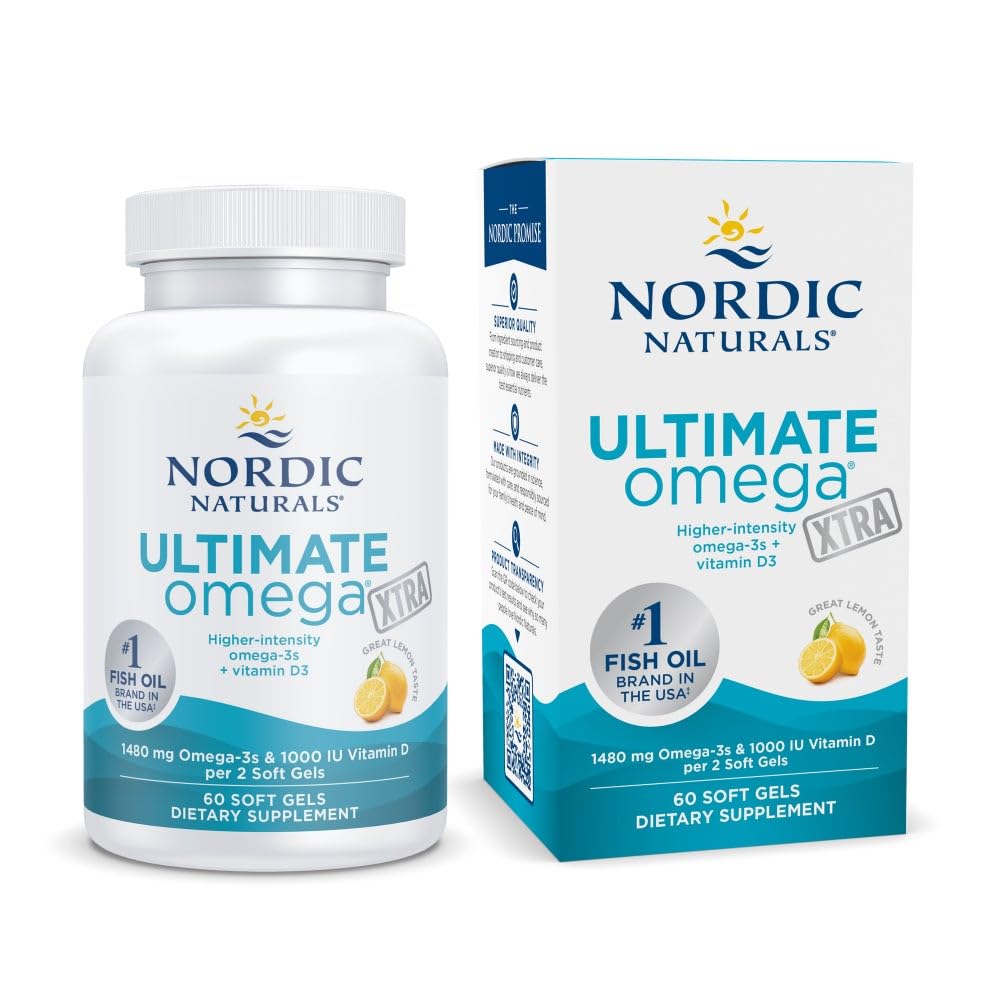 Nordic Naturals Ultimate Omega Xtra Omega-3 Fish Oil

