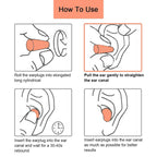 Foam Ear Plugs 32dB Noise Reduction - Hearing Protection

