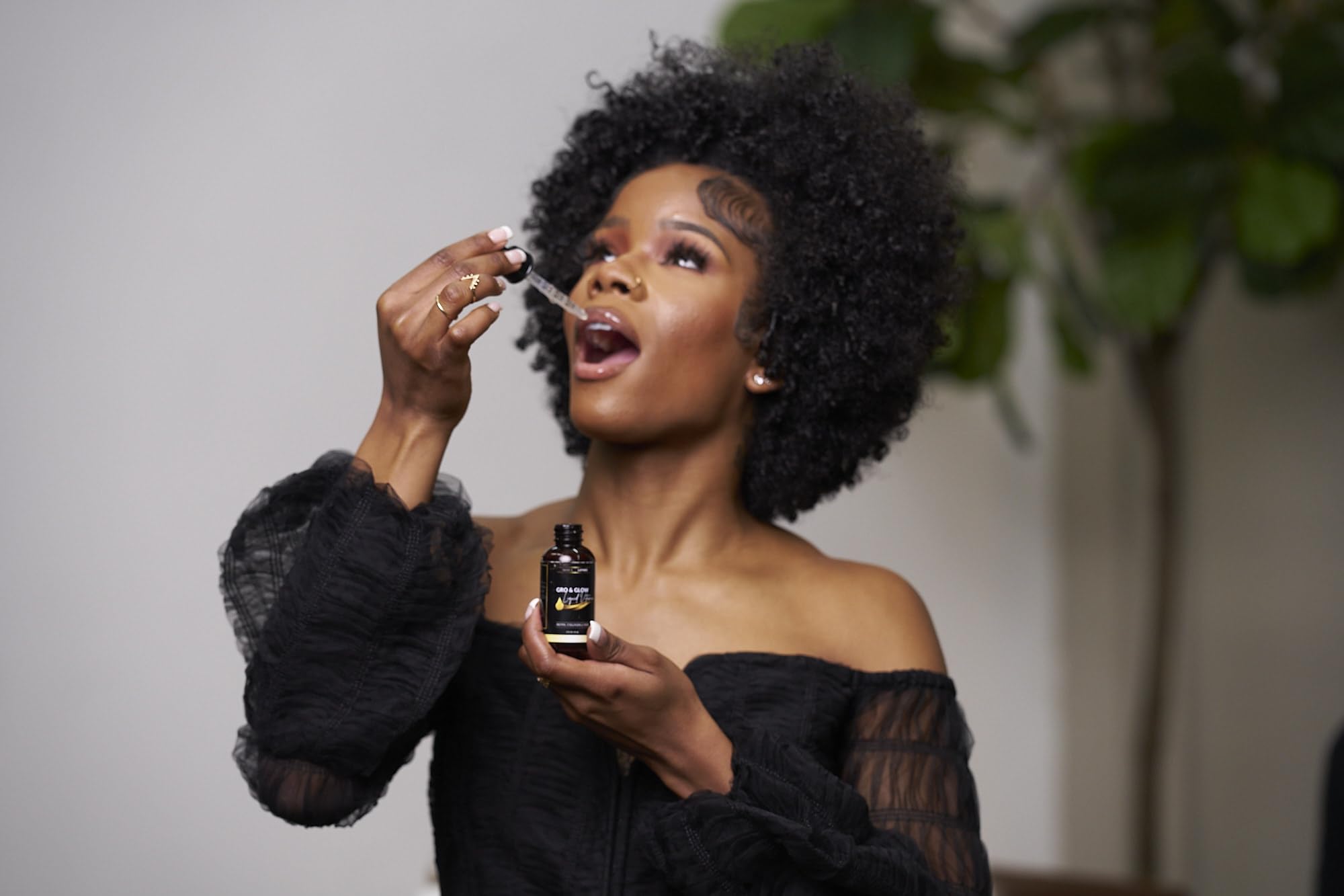 Liquid Vitamin Bask & Lather Gro & Glow for Hair & Nails

