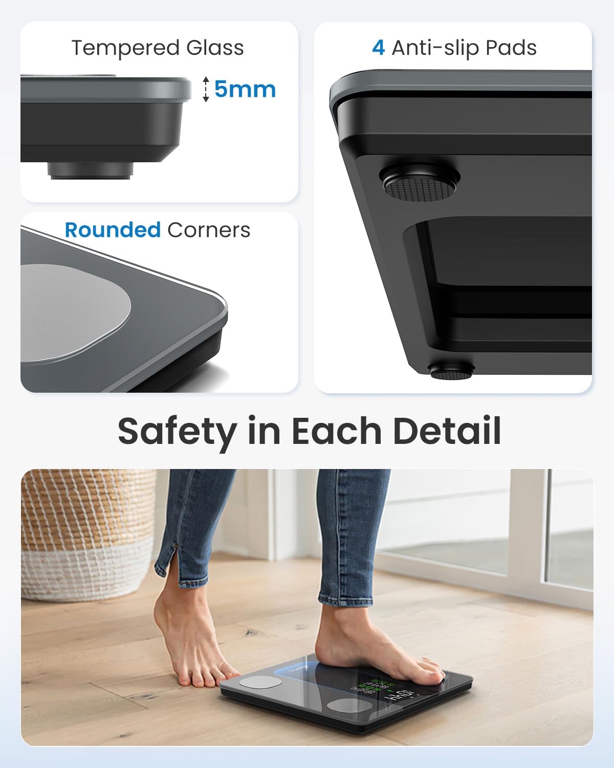 RENPHO Smart Scale with Body Composition and Large Display

