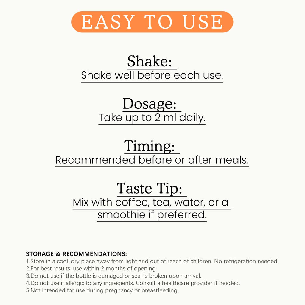 Organic Turmeric Curcumin Liquid Drops with Ginger & Pepper

