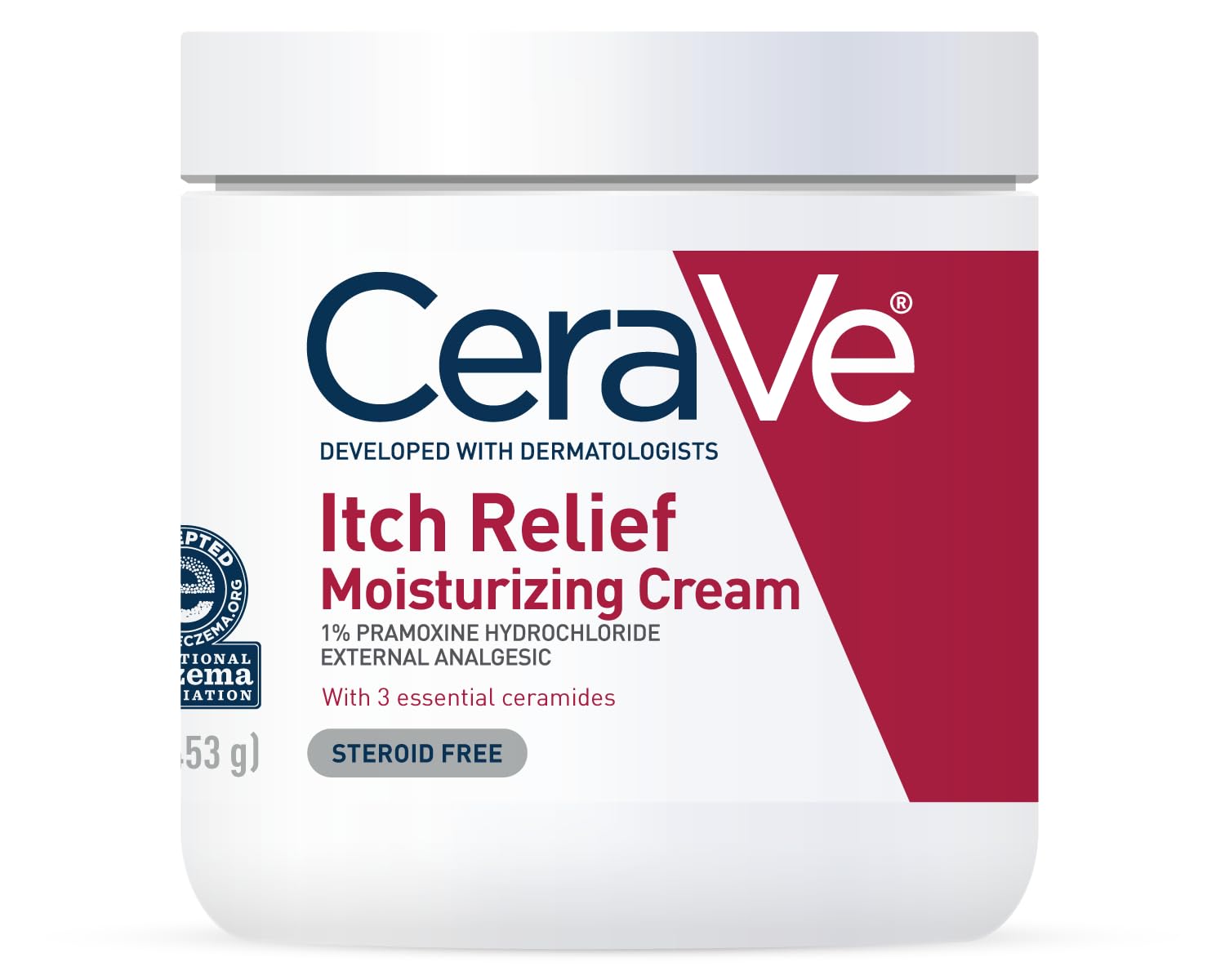 CeraVe Itch Relief Moisturizing Cream with Pramoxine

