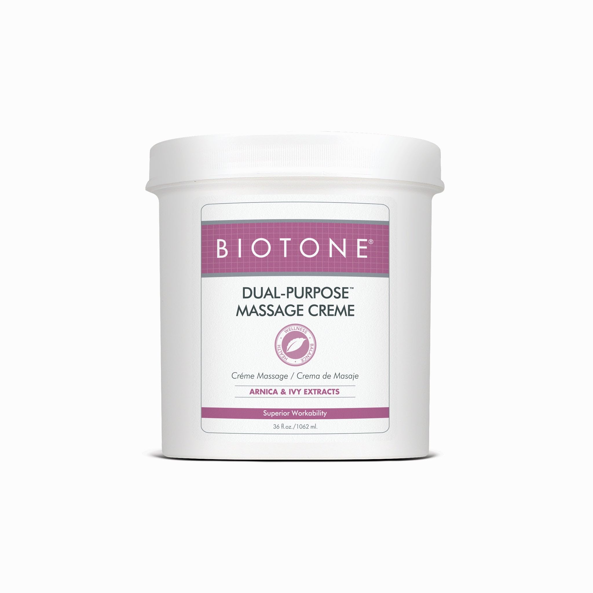BIOTONE Dual-Purpose Massage Crème with Arnica and Ivy Extracts