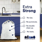 Plasticplace Custom Fit Trash Bags for Code Q | 13-17 Gal

