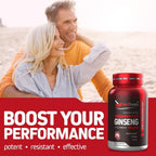 Herbtonics Korean Red Panax Ginseng 1500mg - Energy & Focus

