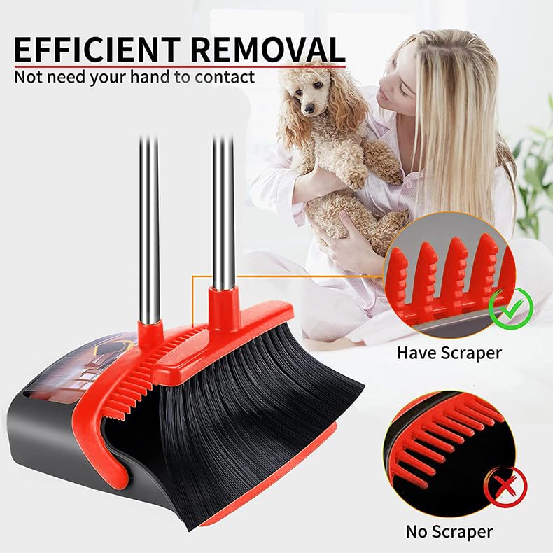 Kramer Broom and Dustpan Set with Telescopic Handle

