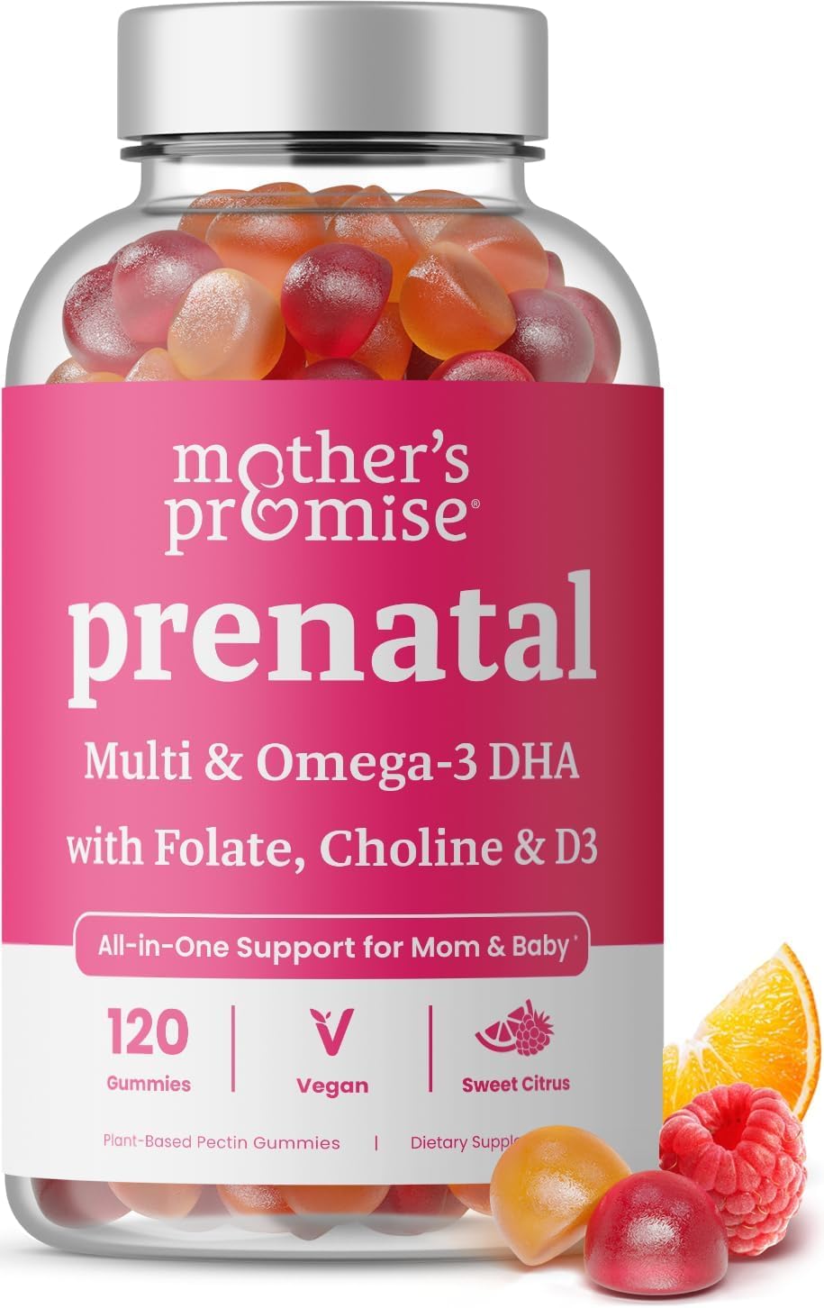 Prenatal Vitamin Gummies with DHA - Vegan Multivitamin

