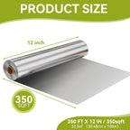 HKZJKJ Aluminum Foil Roll with Cutter | Food Safe

