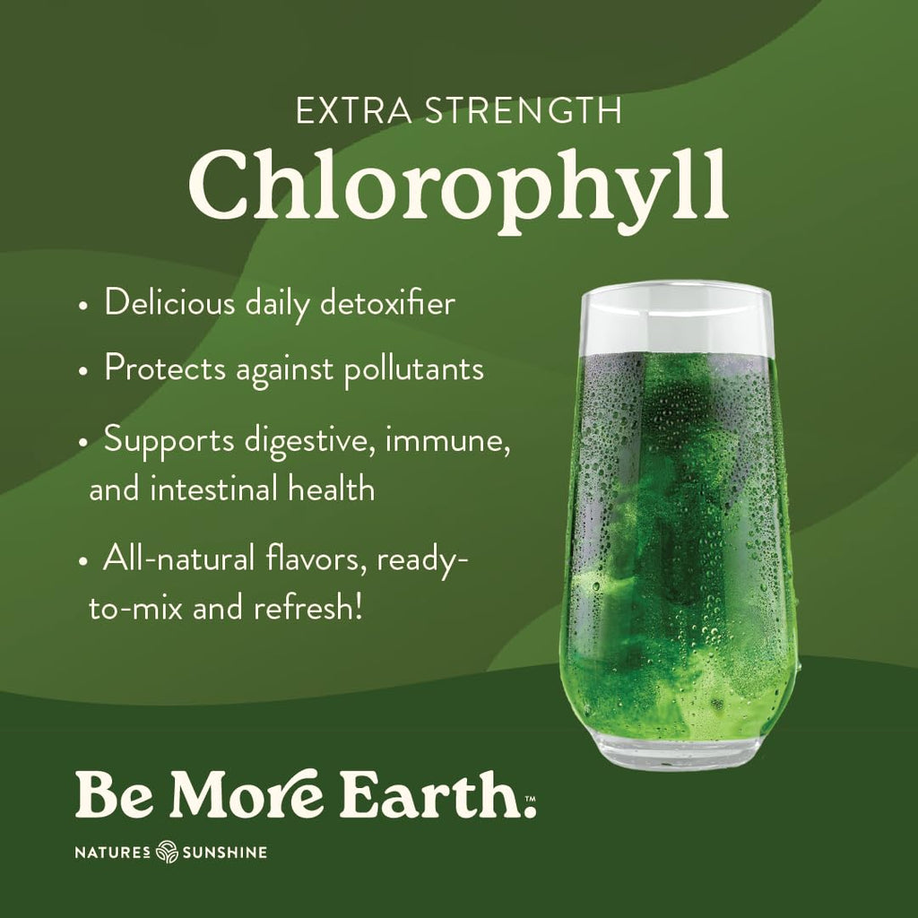 Nature's Sunshine Chlorophyll Stick Packs Detox & Digestive

