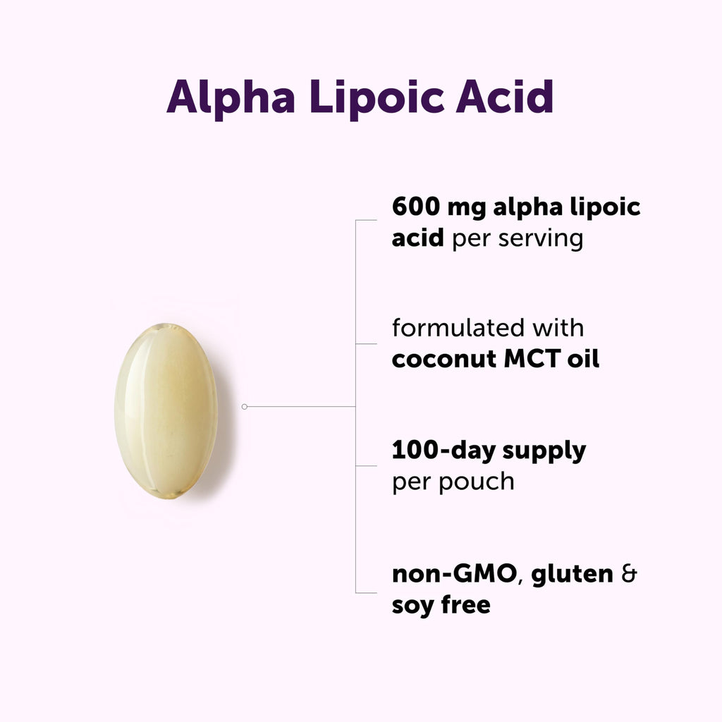 Micro Ingredients Alpha Lipoic Acid Softgels with MCT Oil

