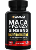 Maca Root & Panax Ginseng Capsule | X Gold Health

